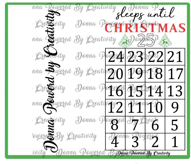 How Many Sleeps until Christmas Combo